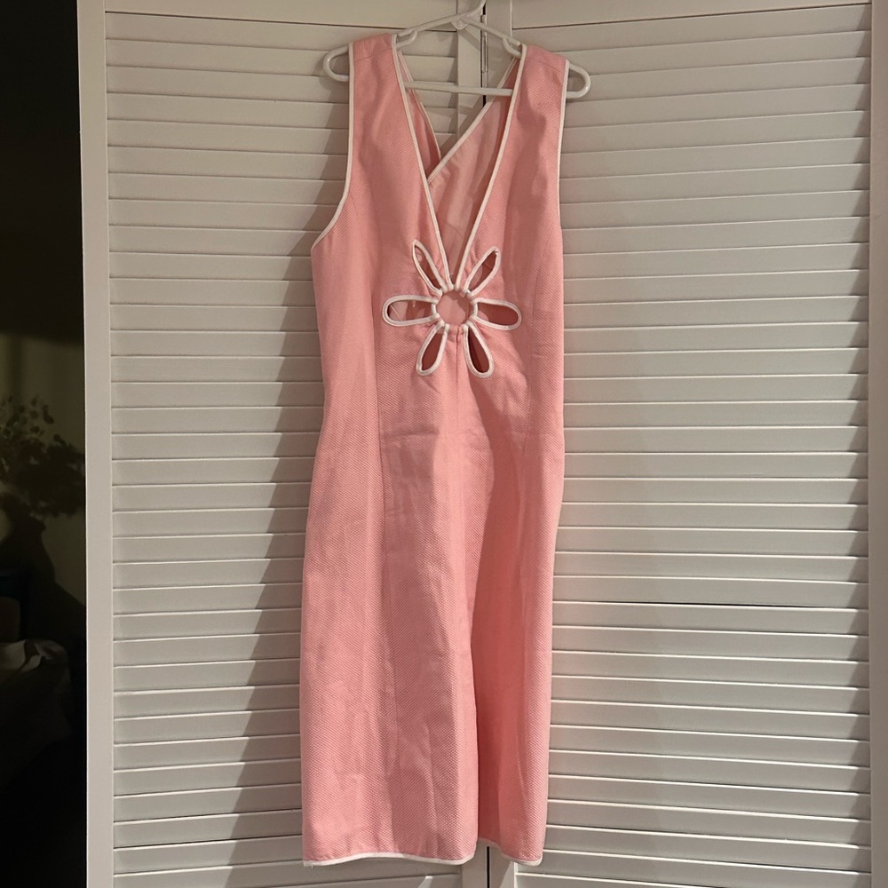 Peach 60s inspired Dress